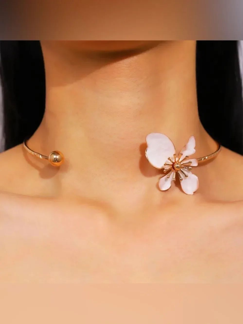 Flower necklace N2140